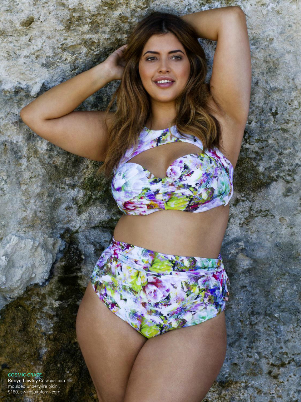 curveappeal:  Denise Bidot for Dare Magazine42 inch bust, 34 inch waist, 47 inch