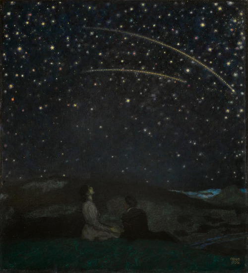 thunderstruck9: Franz von Stuck (German, 1863-1928), Sternschnuppen [Shooting Stars] (Franz and Mary