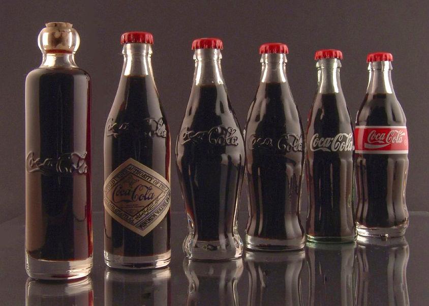 blazepress:  Coca Cola Bottles from 1899 through to 1986.