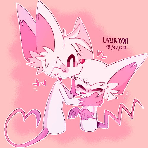 Could You Doodle Pinky Pressing A Kiss On Brains Forehead?