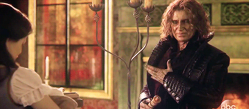 golden-rumbelle:#rumple could not be more obvious  #he clearly wants belle to be the mother of his c