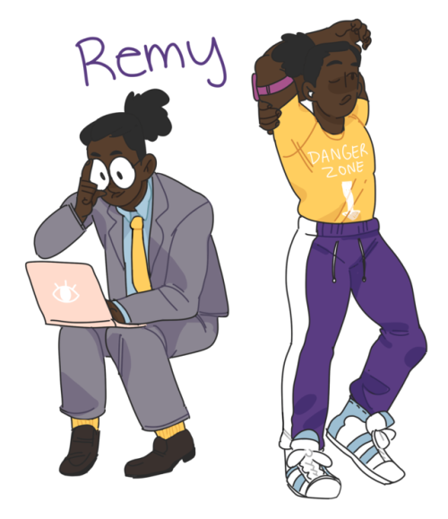 keplercryptids: hancakesdraws: hey yall remy is on the fast track to being my fav commitment charact