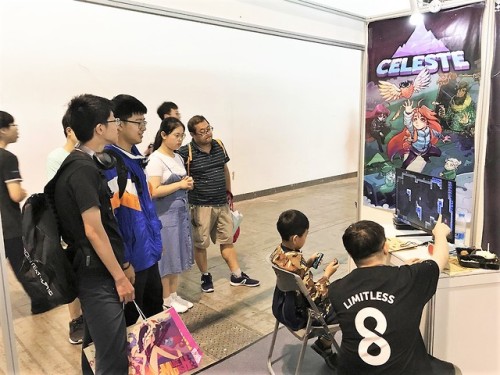 Celeste was at CCG Expo this year in Shanghai thanks to CIRCLE! Thank you for playing our game there