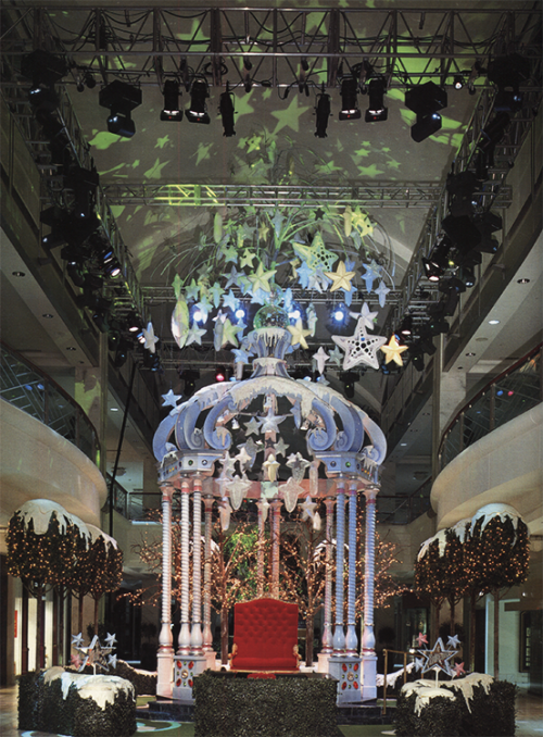  Visual Merchandising, 1997 Gene Moore’s Ice Fantasy at Lenox Square Mall, Atlantadesigned by the Ge