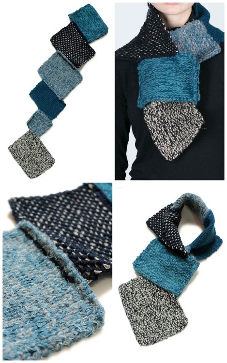 Buy or DIY Inspiration: Kapital’s Attached Rectangle ScarfI like the different textures and colors o