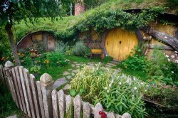 marjoleinhoekendijk:  morgondagg:  “Homely” by Evan Travers  ☽☉☾ Pagan, Viking, Nature and Tolkien things ☽☉☾  Not fond of the hobbits at all, but their houses are ok I guess.