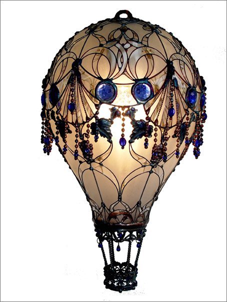 steampunktendencies:  Baroque Hot Air Baloon Light Bulbs Facebook |  Google + | Twitter