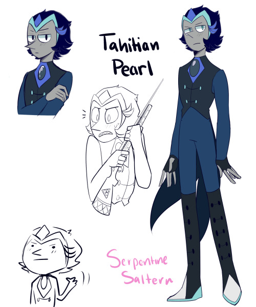 serpentinesaltern: I tried redrawing Tahitian Pearls reference sheet but i got lazy at the end. 