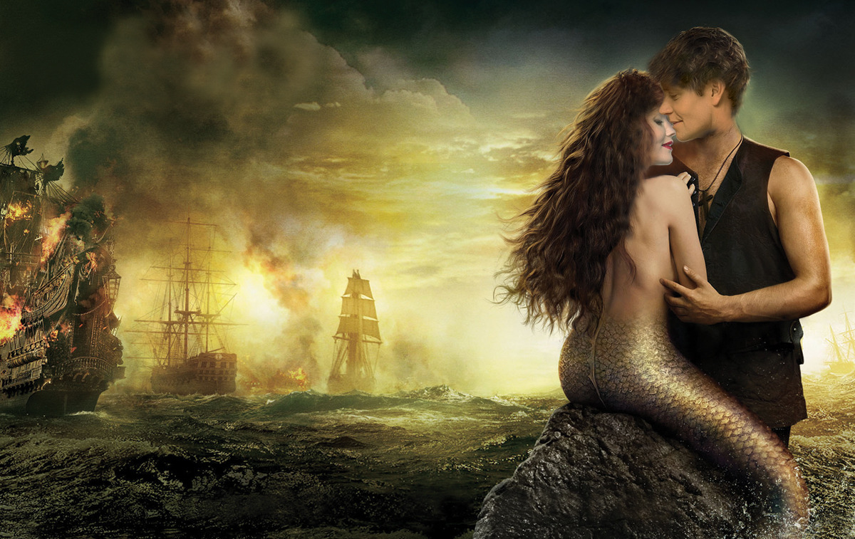 Beautiful mermaids pirates of caribbean