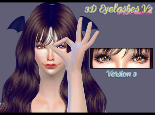 iamzauma:TS4 3D EYELASHES V2Download&Details here.