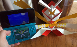 conmimi: A roughly life size Kartana made out of poster board, cardstock, hot glue, and acrylics!