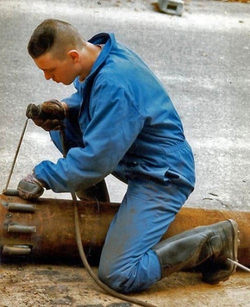 That boiler suit is too clean by half!