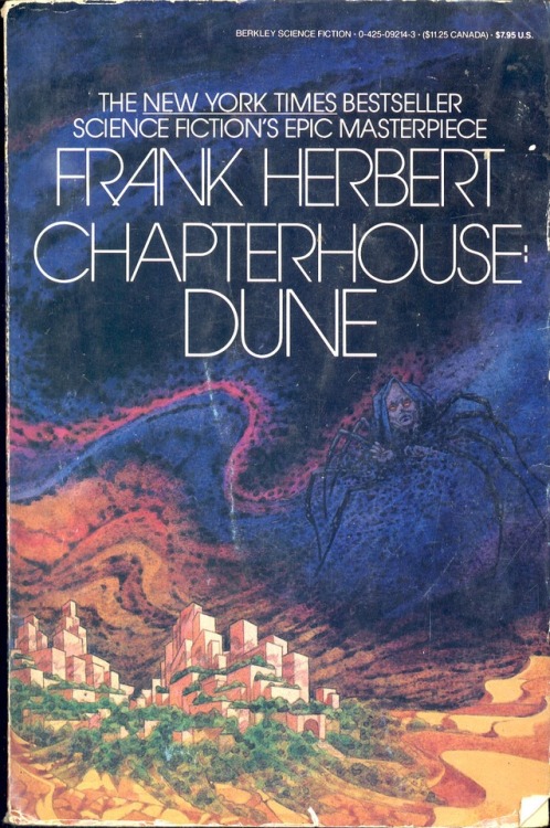 Great Covers for three of the original Dune Series novels.