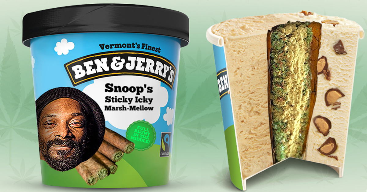 Future Weed Ice Cream Flavors From Ben & Jerry’sBen & Jerry said they’d be down to make marijuana-infused ice cream if it were legal. Here are some flavor ideas for when that day inevitably comes.