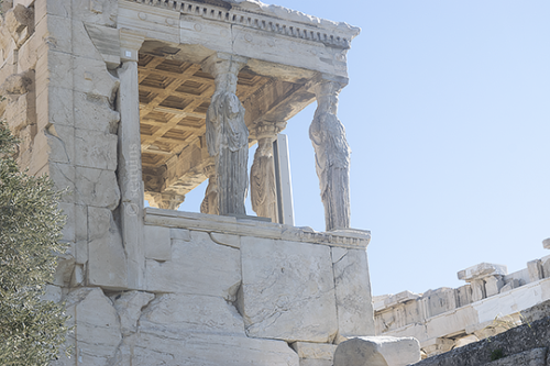 winedark:porch of the caryatids of the erechtheion, the acropolis of athensphoto by me