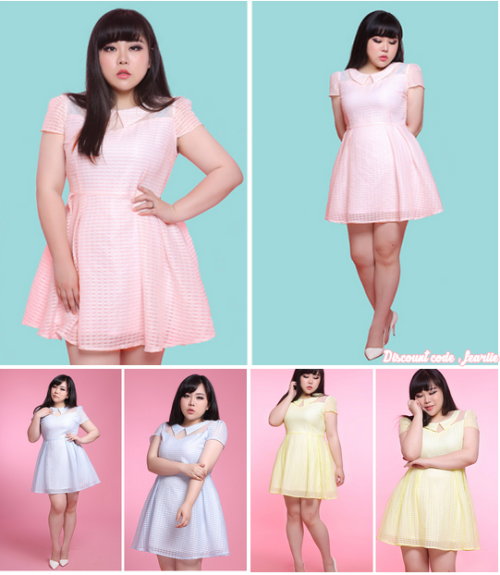 feariie: New products added to the Plus Size Frendly section in Pocket Tokyo ♥ Use the coupon code feariie ┃Dress pictured