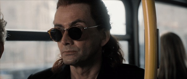 crowleysdeadhouseplant:Crowley’s manbun - For science Bonus: