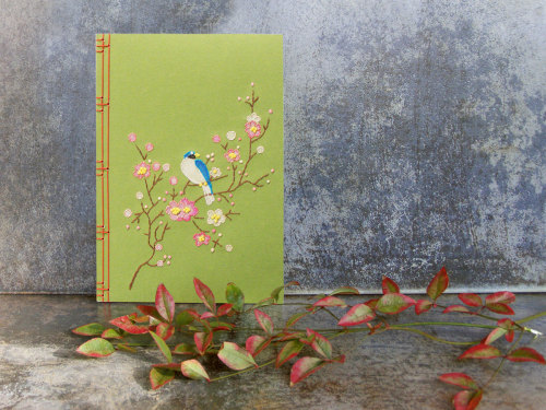 culturenlifestyle: Japanese Paper Embroidery Notebooks Hold Vintage Science Illustrations Athens-bas