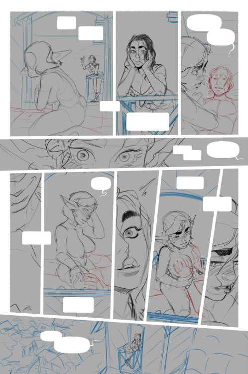 Sketches/lines for pages 9-12buttsmithy.comhttps://www.patreon.com/InCaseArt
