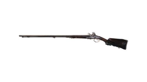 Flintlock shotgun crafted by Nicolas Noel Boutet of the Versailles Armory, France, dated 1801.from R