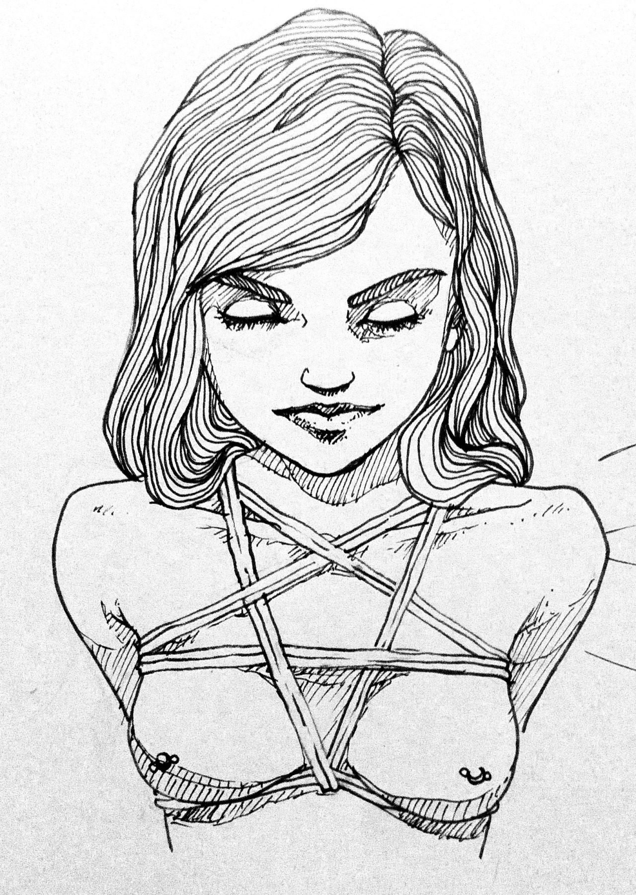 Pentagram Bondage Art