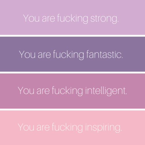 you are strong