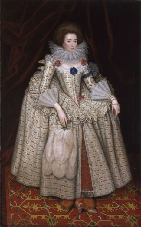 Portrait of Mary Curzon, Countess of Dorset (1585 -1645), by William Hamilton RA (1751-1801) after a