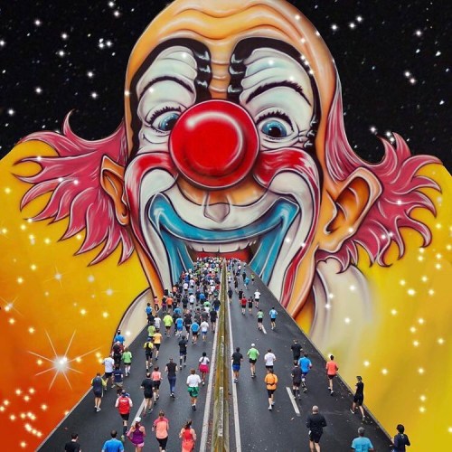 #clownart by @collage_noir ! #clown #clownlife #klovn #payaso #klown #pitre #kloun #palhaço #cloun #