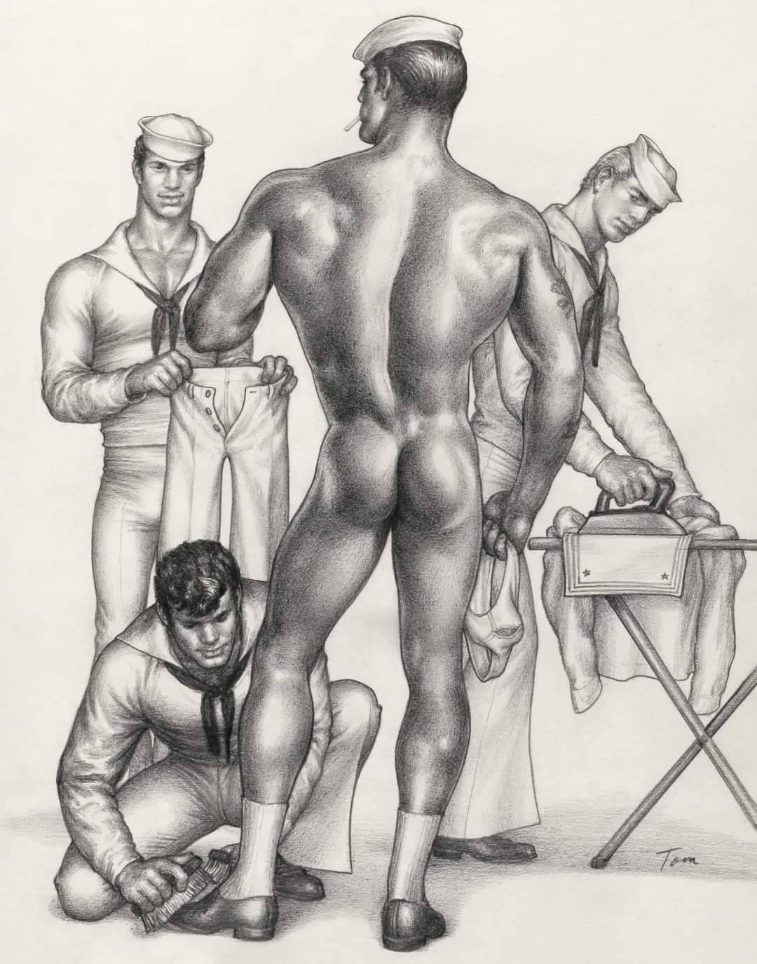 Porn Pics kourosart:TOM OF FINLAND(Touko Valio Laaksonen,