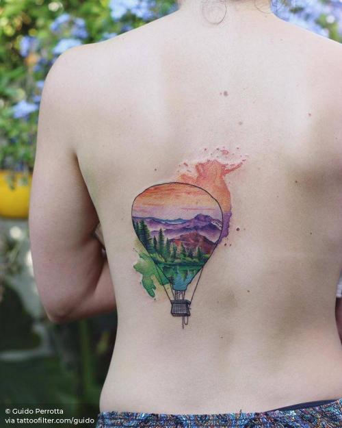By Guido Perrotta, done in Buenos Aires. http://ttoo.co/p/35697 air balloon;back;facebook;guido;illustrative;landscape;medium size;nature;travel;twitter;watercolor