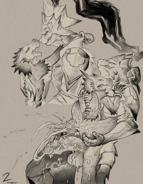 daftpatriot:  Ornstein with his personal dragonoid. 