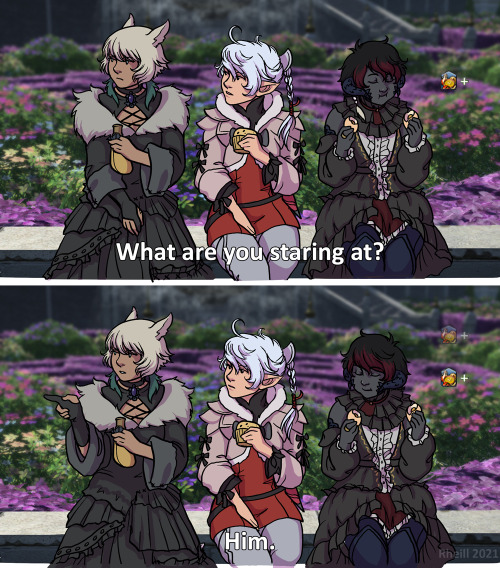 rheill: When Ryne isn’t in the Trust party. (Sorry, Thancred!)