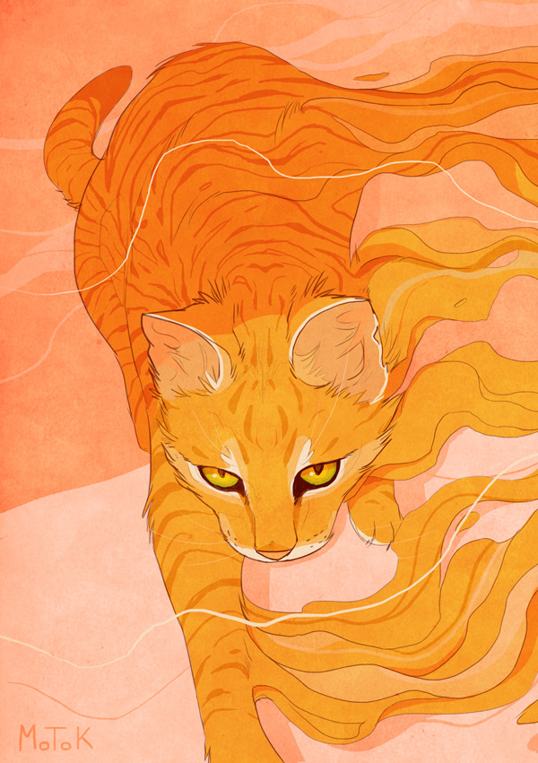motok-wolf:  Commission to General-Darius - Brambleclaw of Warriors Books I never