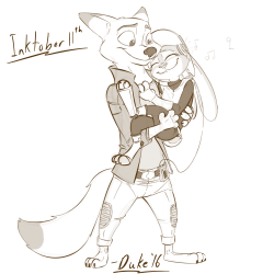 dukeponyanimation:Inktober 11th, Judy Pryde and the Legendary Star Foxx3! &lt;3