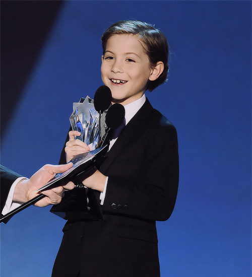 Jacob Tremblay accepts Best Young Actor award onstage during the 21st Annual Critics’ Choice A
