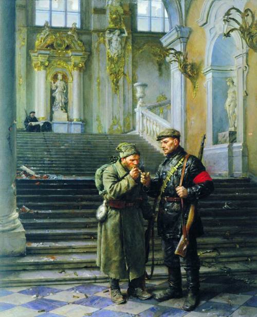 tariqah:guajito:The morning after October Revolution of 1917 in artI really like these Vladimir Alek