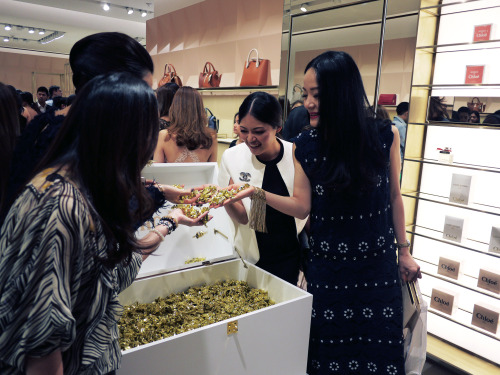 Yestrday’s photos from the grand opening of the new Chloé boutique in The Emporium luxury depa