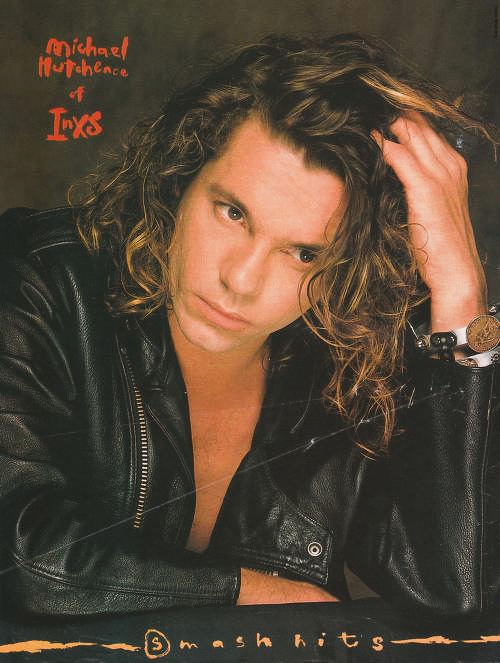 <p>Michael Hutchence of INXS poster from Smash Hits magazine 13-26 July 1986.</p>