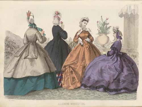 zeehasablog: Fashion Plate from Allgemeine Moden-Zeitung, 1864.
