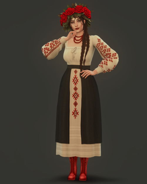 satterlly:Ethno dress - VelanaNew mesh (EA-mesh edit)18 swatchesFemale onlyAdult onlyFor humans, vam