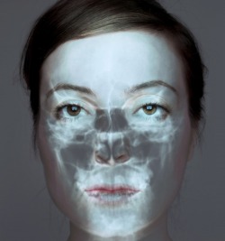 asylum-art:  Inside-Outside:  X-ray self portrait  by Dilek Öztürk on Behance &ldquo;I created a series of self portraits combined with my own x-rays during my MFA Degree project. The project starts with the idea of searching a new aesthetic to reveal