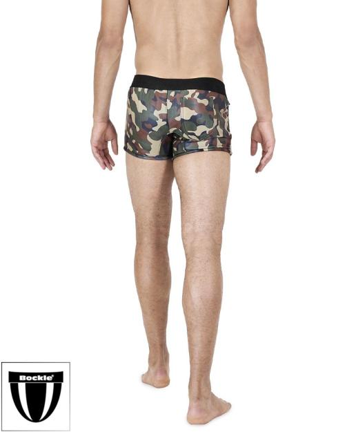 Bockle® Boxer STRETCH Camouflage Leder Boxer Shorts BOCKLEDER.D