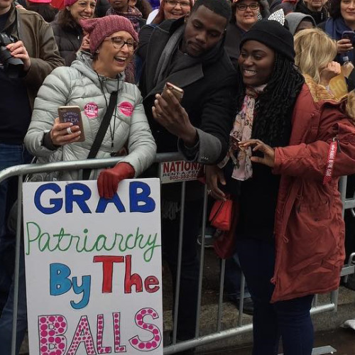itspiperchapman:OITNB Cast at Women’s March | January 21, 2017