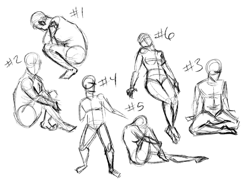 Here’s my warmup timed figure drawings for today (2 min each). I’m extremely rusty right