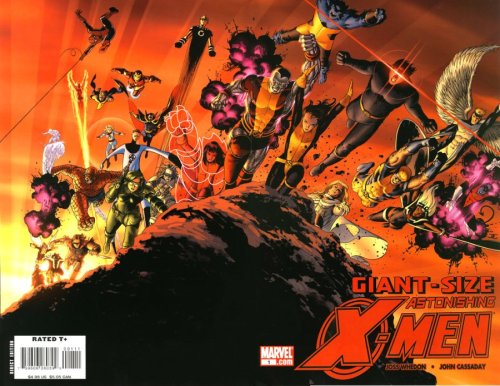 2008's Giant-Size Astonishing X-Men Vol.1 #1 Cover By Penciller John Cassaday And Colorist Laura Martin.