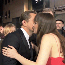 50shades:  Dakota &amp; Leo at the EE British Academy Film Awards 2016