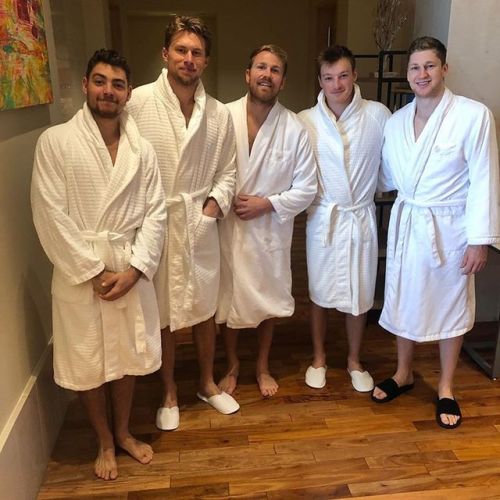 claudegirroux: colinwilson89 Dirty 30 spa day with the boys