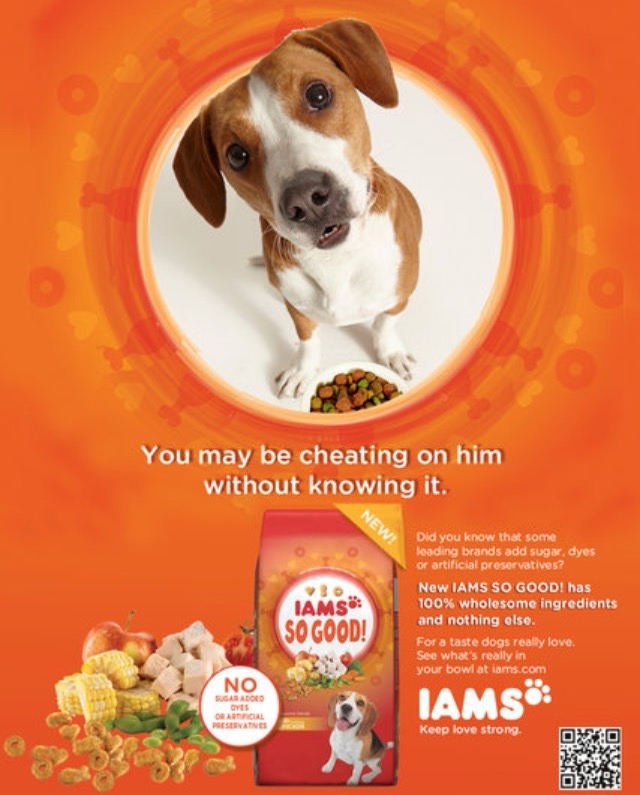 Just Pet Food Ads Iams So Good Dog Food Ad