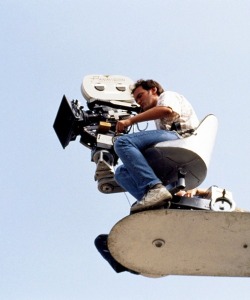 unculturedmag:  Quentin Tarantino filming Pulp Fiction (1994)