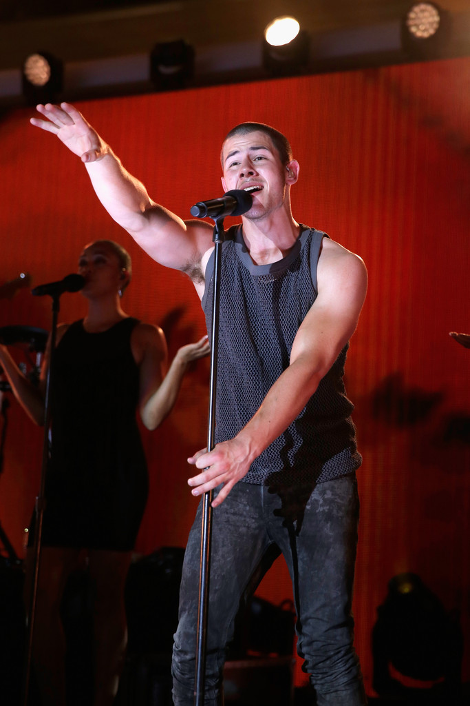 jobrosnews:  Nick Jonas performs onstage during The iHeartRadio Summer Pool Party